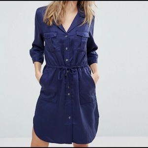 French Connection Kruger Tie Waist Dress